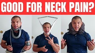 Best Neck Traction Device for Home Comparison of 3 Cervical Traction Home Units [upl. by Ayerim834]