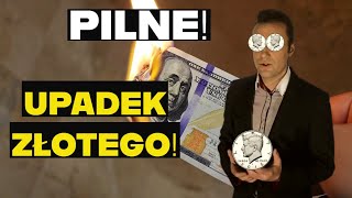 KURS DOLARA I EURO MOCNO ZYSKUJE DO ZŁOTEGO [upl. by Ednew]