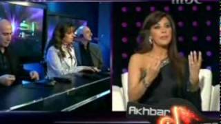 Najwa Karam on Akher man Ya3lam Part5 [upl. by Selyn]