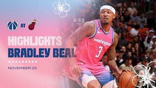 Highlights Bradley Beal scores 28 points at Miami Heat  112522 [upl. by Marcelo]