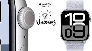 Apple Watch Series 10 Unboxing  Aluminium Silver [upl. by Elehcim471]