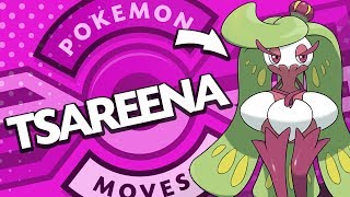 Tsareena Moveset Guide How to use Tsareena Pokemon Ultra Sun and Moon w PokeaimMD [upl. by Frederique885]