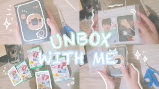 Instax Mini Liplay  Accessories Unboxing ASMR [upl. by Qidas]