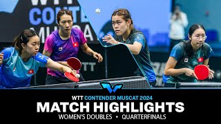 NgZhu vs KongLee  WD QF  WTT Contender Muscat 2024 [upl. by Cele]