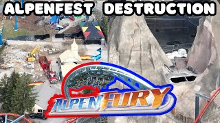 Canadas Wonderland AlpenFury Big Update [upl. by Indihar]