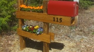 HOW TO BUILD A MAILBOX PLANTER EASY AND FUNBEST MAILBOX ON THE BLOCK [upl. by Ramej]