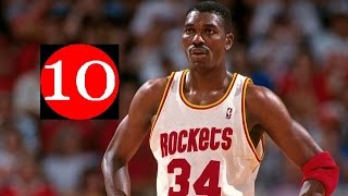 Hakeem Olajuwon Top 10 Plays of Career [upl. by Janina318]