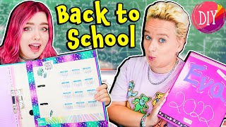 BACK TO SCHOOL MAKE OVER  5 MINUTEN DIY IDEEN für die Schule [upl. by Neille]