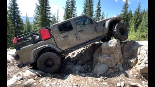 Gladiator vs Wranglers on Extreme Holy Cross Trail [upl. by Idnir823]