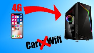 Comment faire un partage de connexion SANS carte wifi [upl. by Killy887]