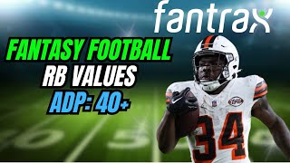 7 Late Round RB Targets for Fantasy Football [upl. by Esenwahs]