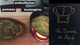 réussir les andouillettes pommes boulangères [upl. by Ruddie]