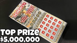 Let’s Play Monopoly  Scratching a 600 Pack of Florida Lottery Tickets Live [upl. by Bouzoun]