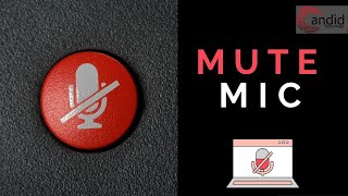 How to Mute Mic with Keyboard Shortcut Windows and Mac  CandidTechnology [upl. by Adams849]