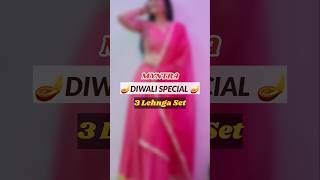 Myntra Diwali Lehnga diwalispecial diwalioutfits myntralehengahaul myntra myntradiwalisale [upl. by Mason]