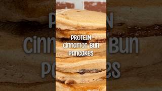 PROTEIN Cinnamon Bun Pancakes Recipe • Pancake Tuesday [upl. by Kial549]