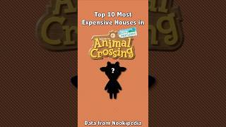 Top 10 Most Expensive Houses In Animal Crossing 5 shorts animalcrossing nintendo gaming data [upl. by Neelahtak]