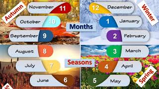 Learn English Months and Seasons [upl. by Maker]