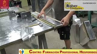 CONSTRUCCION DE UN PANTALON DE FIBRA DE VIDRIO CLIMAVER PLUS POR CONDUCCIONES ROBER EN CARTAGENA [upl. by Richardo]