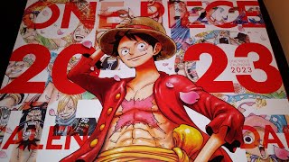 Manga Haul 70  One Piece Calendar For 2023 Showcase [upl. by Kunin]