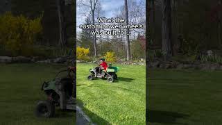 This Power Wheel is CRAZY atv automobile powerwheels [upl. by Noinatrad]