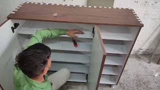 How To Make A Shoe Rack  Wooden Shoe Racks [upl. by Nywde]