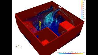 HVAC CFD Simulation Using OpenFOAM [upl. by Shanan]