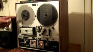 AKAI GX220D Reel to Reel Tape Recorder Cleaned ReLubed Working as it should ZCUCKOO [upl. by Noiemad620]