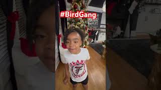 Birdgang… Reign Standing on Business about her Dad and the Falcons atlantafalcons [upl. by Marras324]