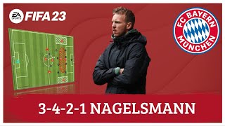 Nagelsmann 3421 Bayern Munich FIFA 23 Tácticas [upl. by Ayotl]