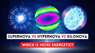 Supernova vs Hypernova vs Kilonova  Which is more Voilent  Kosmoz [upl. by Andonis]