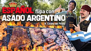 Sorprendemos a un Extranjero con un Asadazo Tradicional Argentino  Locos ft LaCocinaDelPirata [upl. by Refitsirhc461]