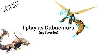 playing as Dabaemura COS Roblox [upl. by Yelyah]