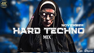 Hard Techno Mix 2024  4K Rave • Visuals  November  AREA ONE•NIOTECH•SANDRO CARDIO•NEEK• [upl. by Dibb718]