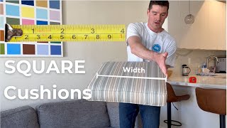 How To Measure a Square Cushion  Foam Order [upl. by Mervin]