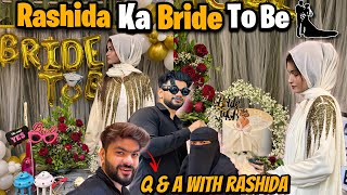 Rashida Ka Bride To Be 😍 Q amp A With Rashida  Zeeshan Ka Pyaar  Abresh amp Zeeshan [upl. by Ohaus]