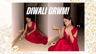 Get Ready with me For Diwali ✨ Outfit Makeup Haircare and more  Palak Sindhwani [upl. by Phippen]