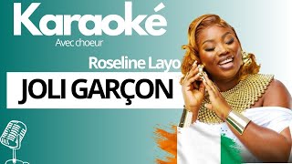 Karaoké Joli Garçon  Roseline Layo  Karaoke de Babi [upl. by Sinnaiy]