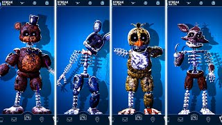 FNAF AR TJOC Animatronics Workshop Jumpscare amp Workshop Animations [upl. by Artima]