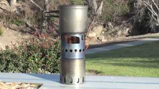 TOAKS Titanium Backpacking Wood Burning Stove [upl. by Hilly124]