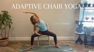 Seated Yoga For Beginners  Balance With Babz [upl. by Eindys319]