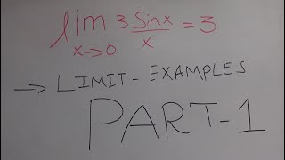 Applied mathematics 1Limit and continuity examples [upl. by Oicafinob]