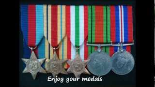 How to court mount Military medals [upl. by Julianna650]