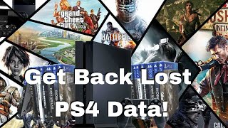 How To Get All Your Data Back After Factory Reset PS4 [upl. by Elorak]