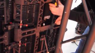 ROE VisualMCTouring system led display screen stack installing video [upl. by Ydal457]