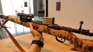 아카데미 탄피배출 저격총이 출시합니다academy kar98k shell ejecting airsoft gun [upl. by Nirek]