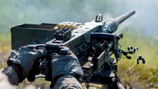 M2 Browning amp M240B Machine Guns  Gunnery Training [upl. by Eecyaj]