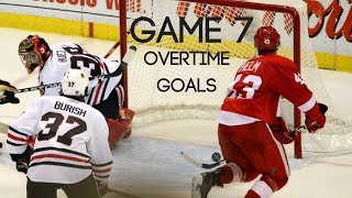 Best Game 7 Playoff Overtime Goals in NHL History [upl. by Geehan]