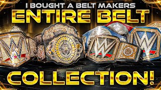 I Bought A Belt Makers Entire Title Belt Collection [upl. by Scuram]