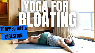 Yoga for Bloating Digestion Ulcerative Colitis amp IBS [upl. by Johnsson]